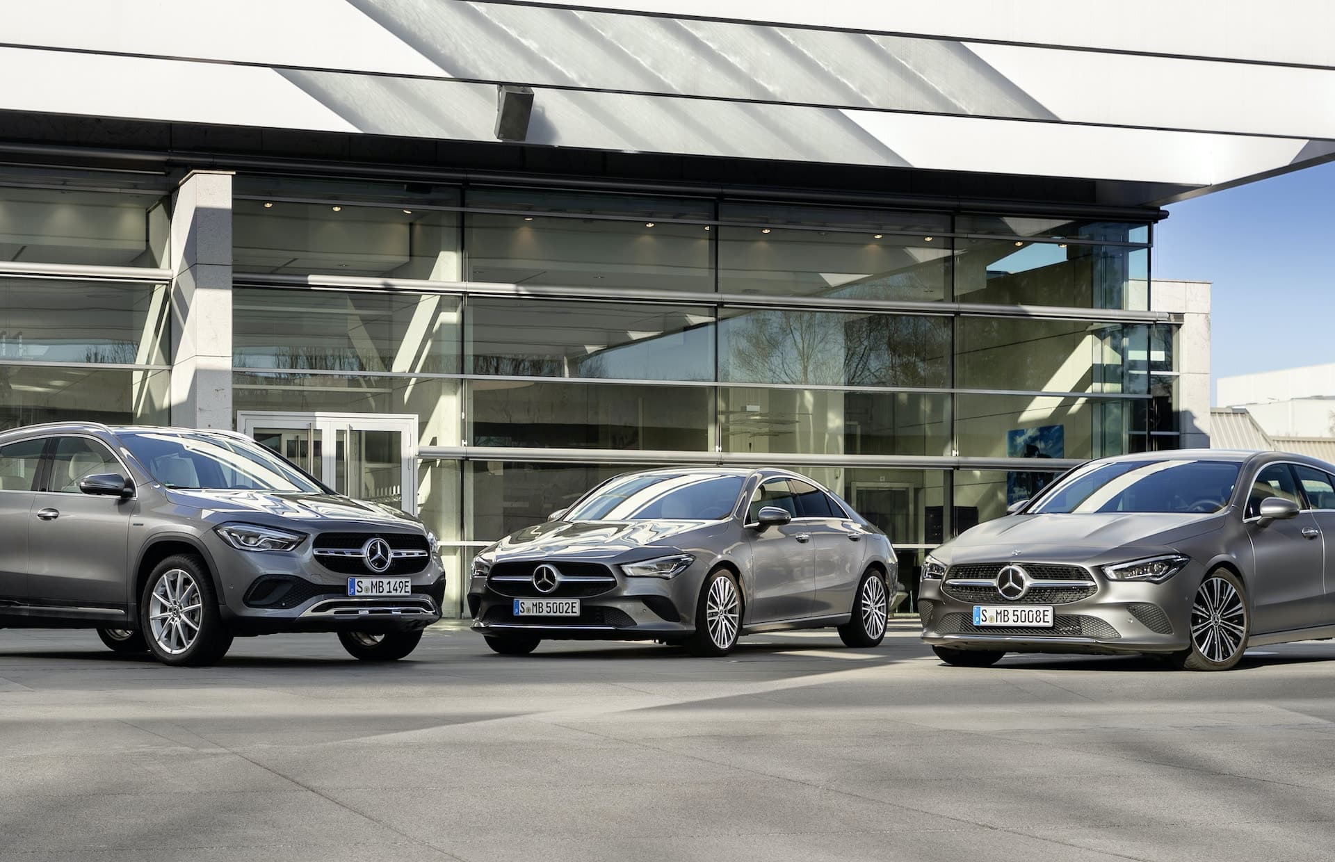 Mercedes CLA Coupé, CLA Shooting Brake und GLA als Plug-in-Hybrid erhältlich