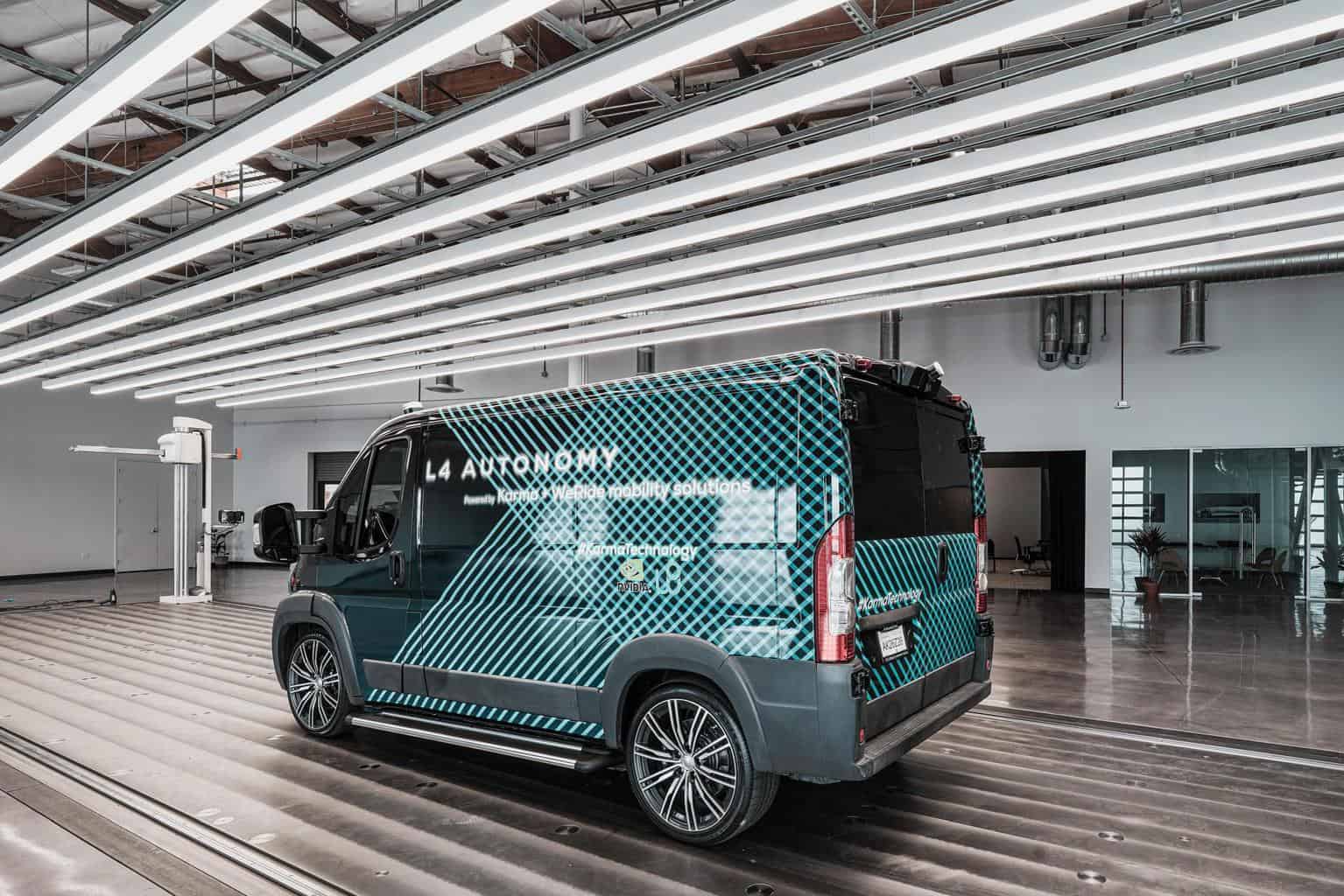 Karma stellt autonomen Elektro-Lieferwagen auf eigener E-Flex Plattform vor