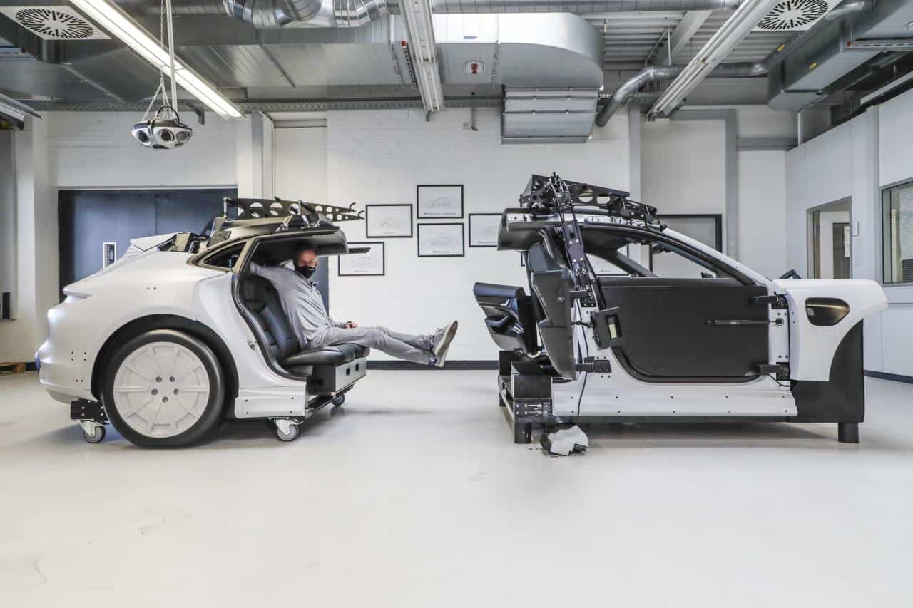„Form follows Function“ gilt auch beim Porsche Taycan Cross Turismo