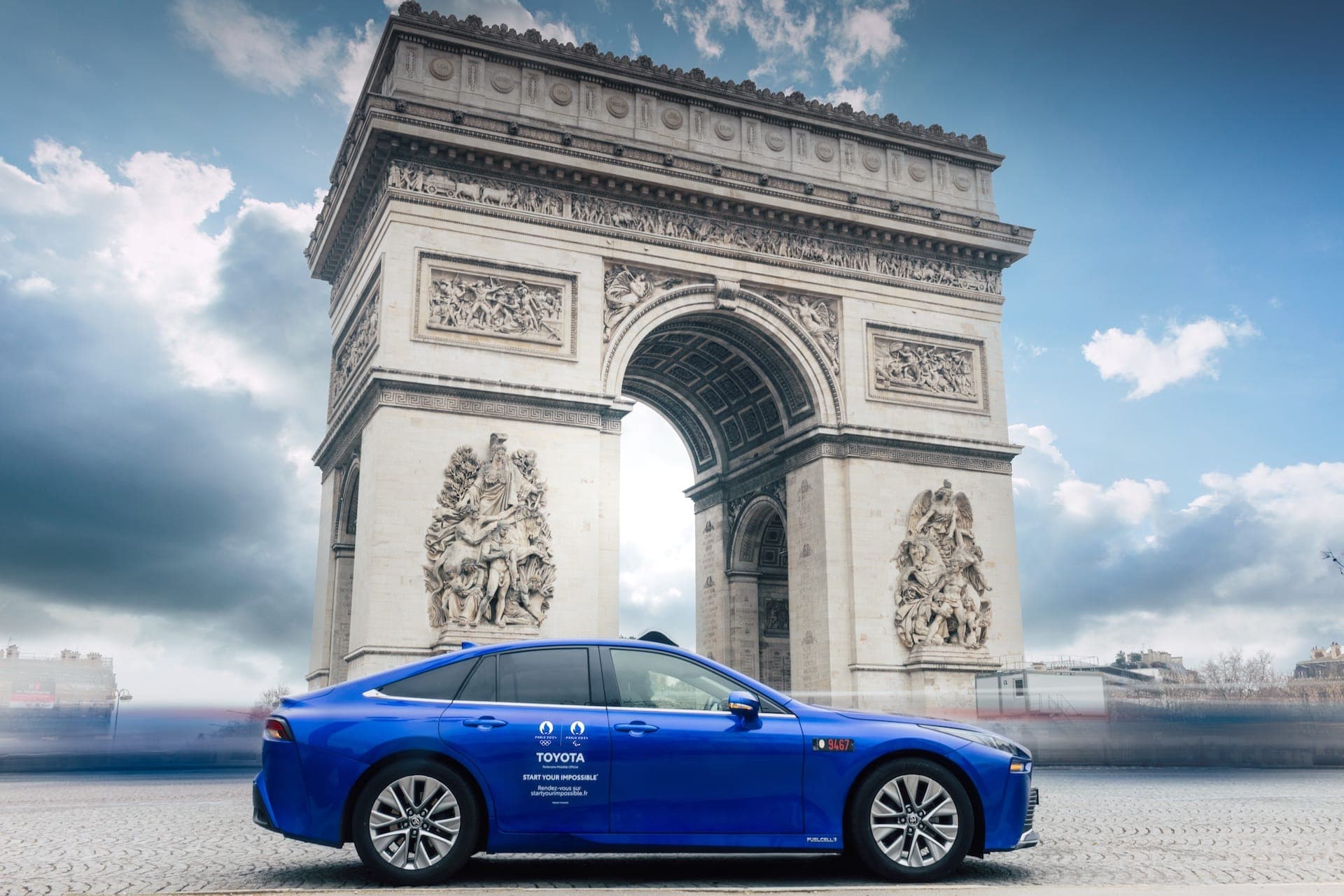 Toyota stellt 500 Wasserstoff-Mirai für Olympia in Paris