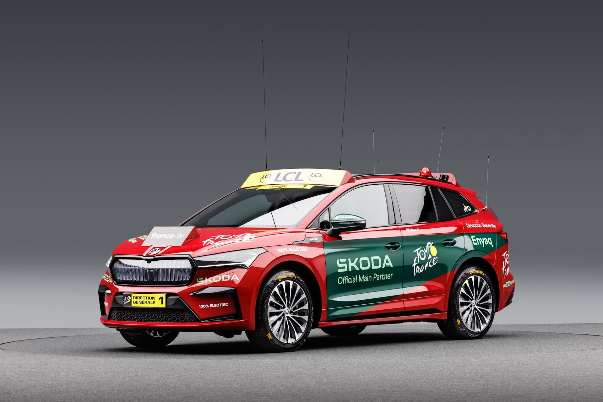 Škoda elektrifiziert die Tour de France