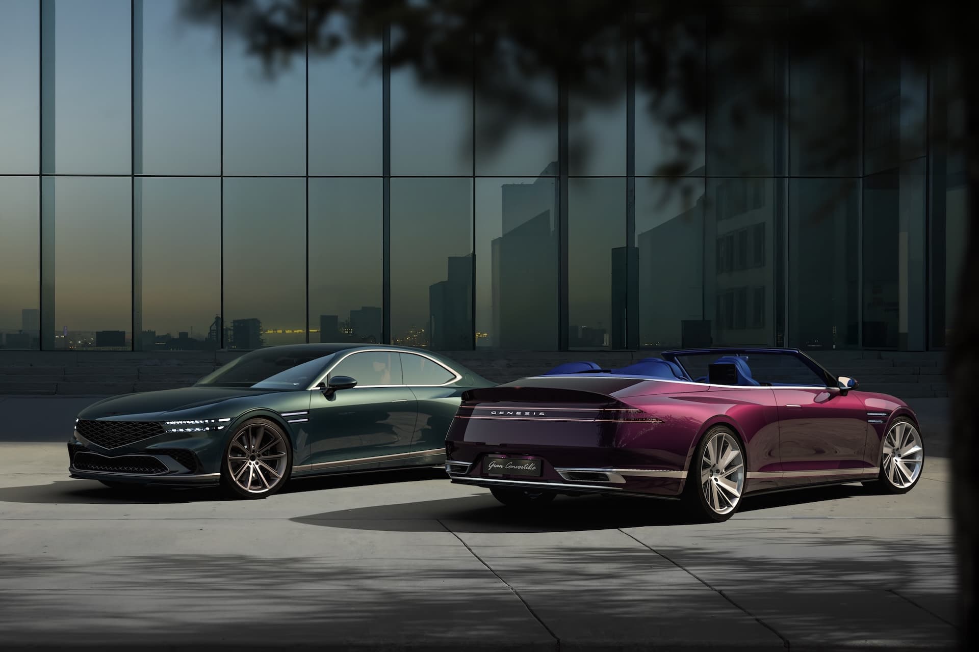 Genesis zeigt mit X Gran Coupé und X Gran Cabriolet seine neue Designrichtung