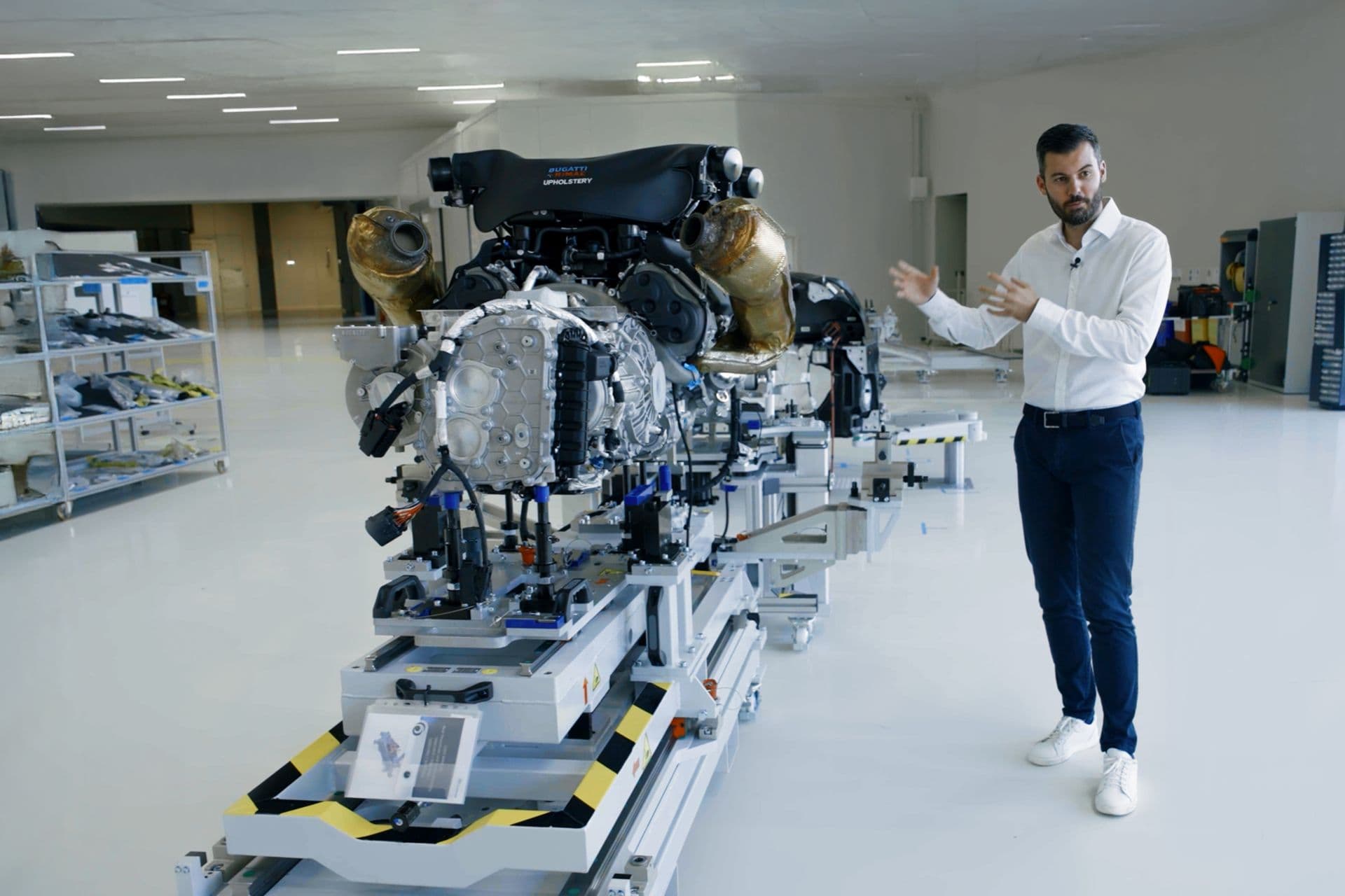 Hybrid-Sportwagen Bugatti Tourbillon von Rimac Technology ausgestattet