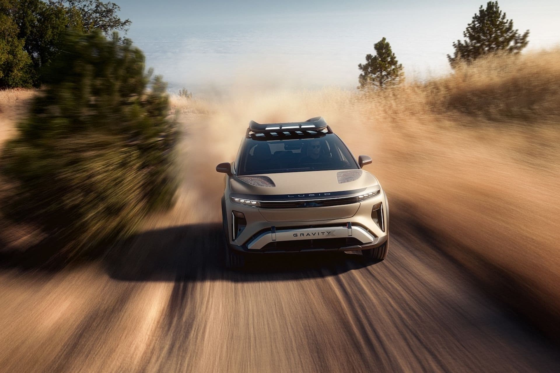 Lucid Gravity X: Elektro-SUV-Konzept für raues Terrain