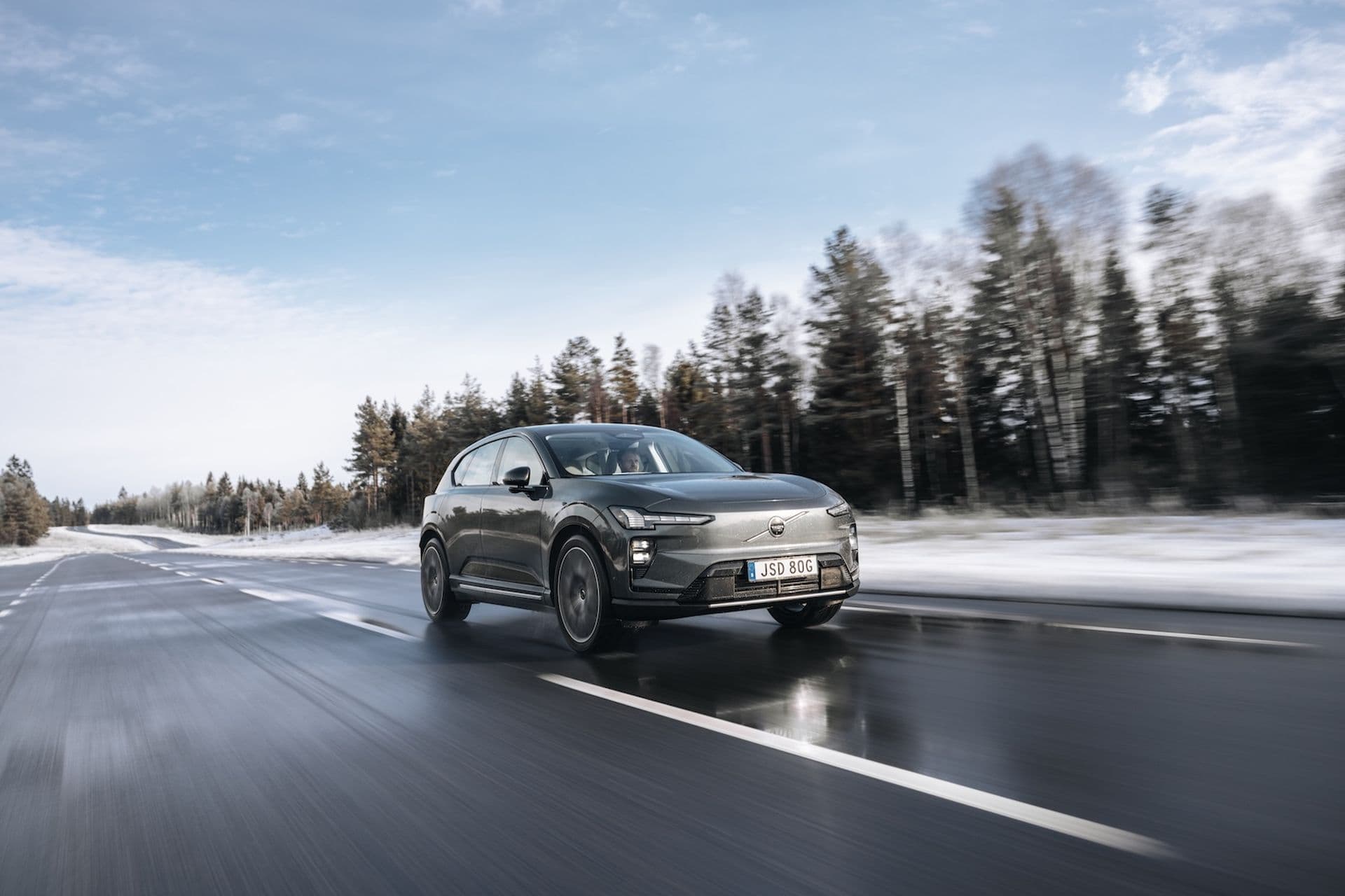 Erste Eindrücke vom Volvo EX60 auf den Straßen Göteborgs