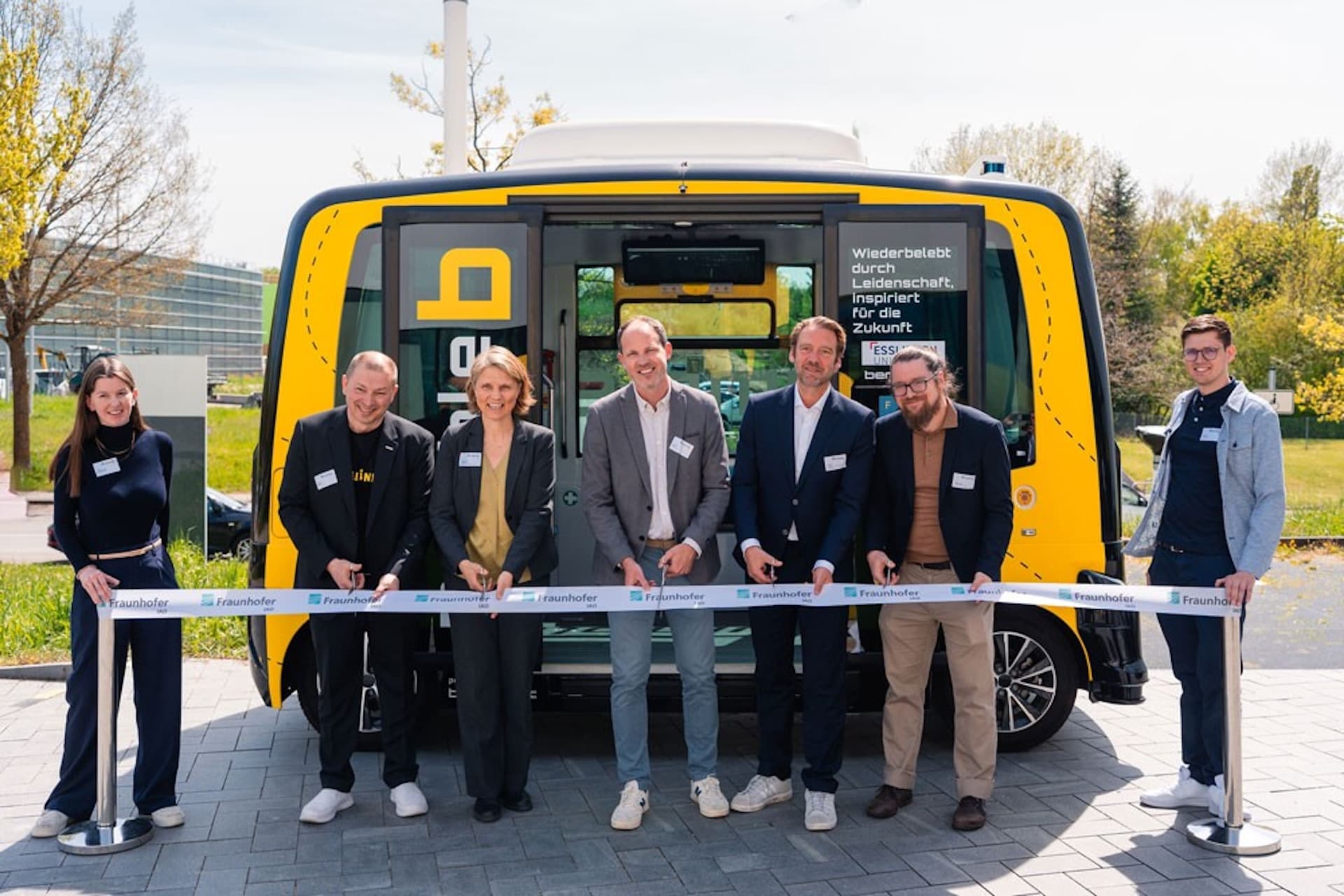 ÖPNV-Reallabor: Fraunhofer IAO erprobt autonomen Shuttlebus