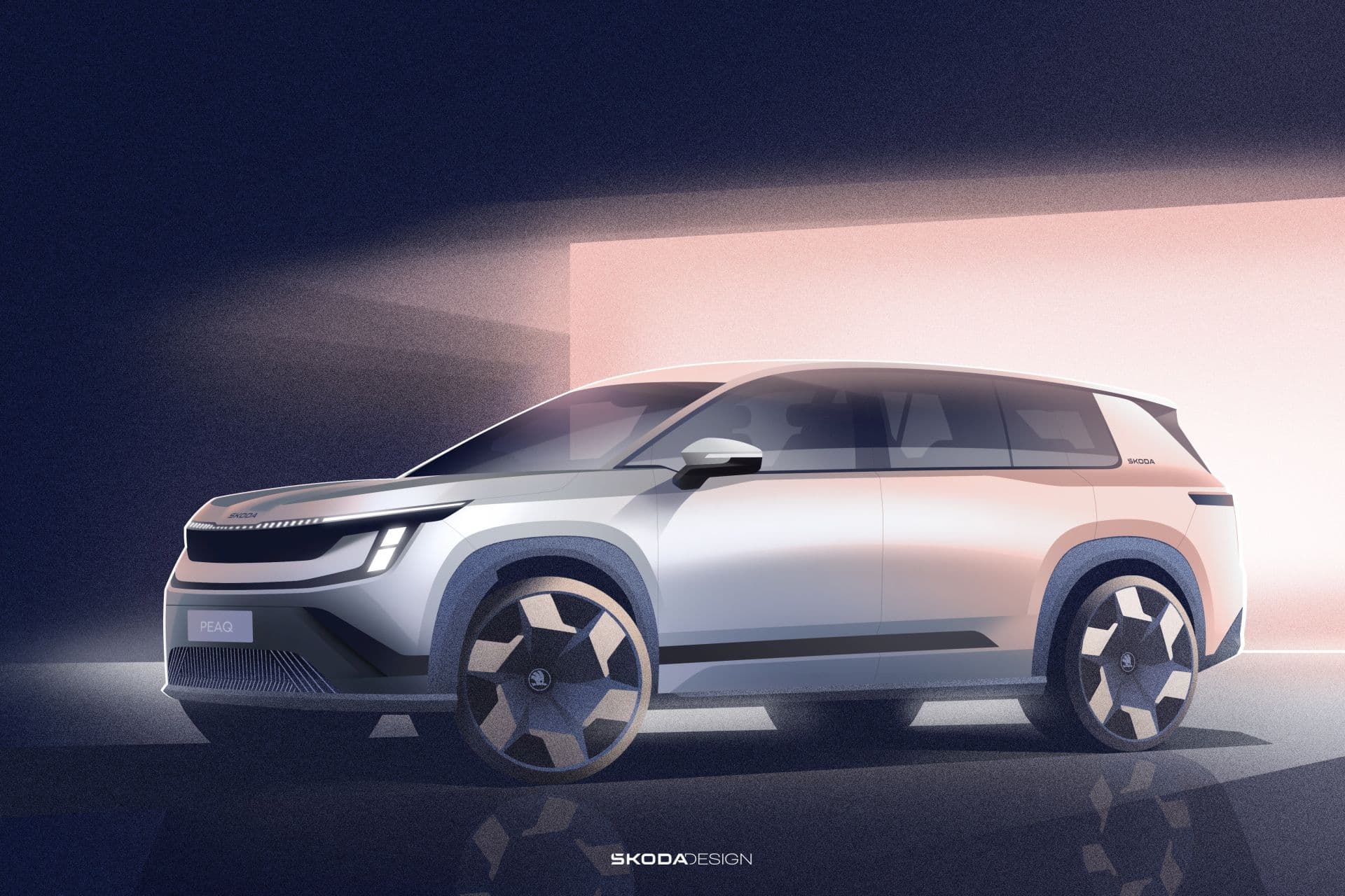Škoda Peaq: Design des neuen Elektro-SUV enthüllt