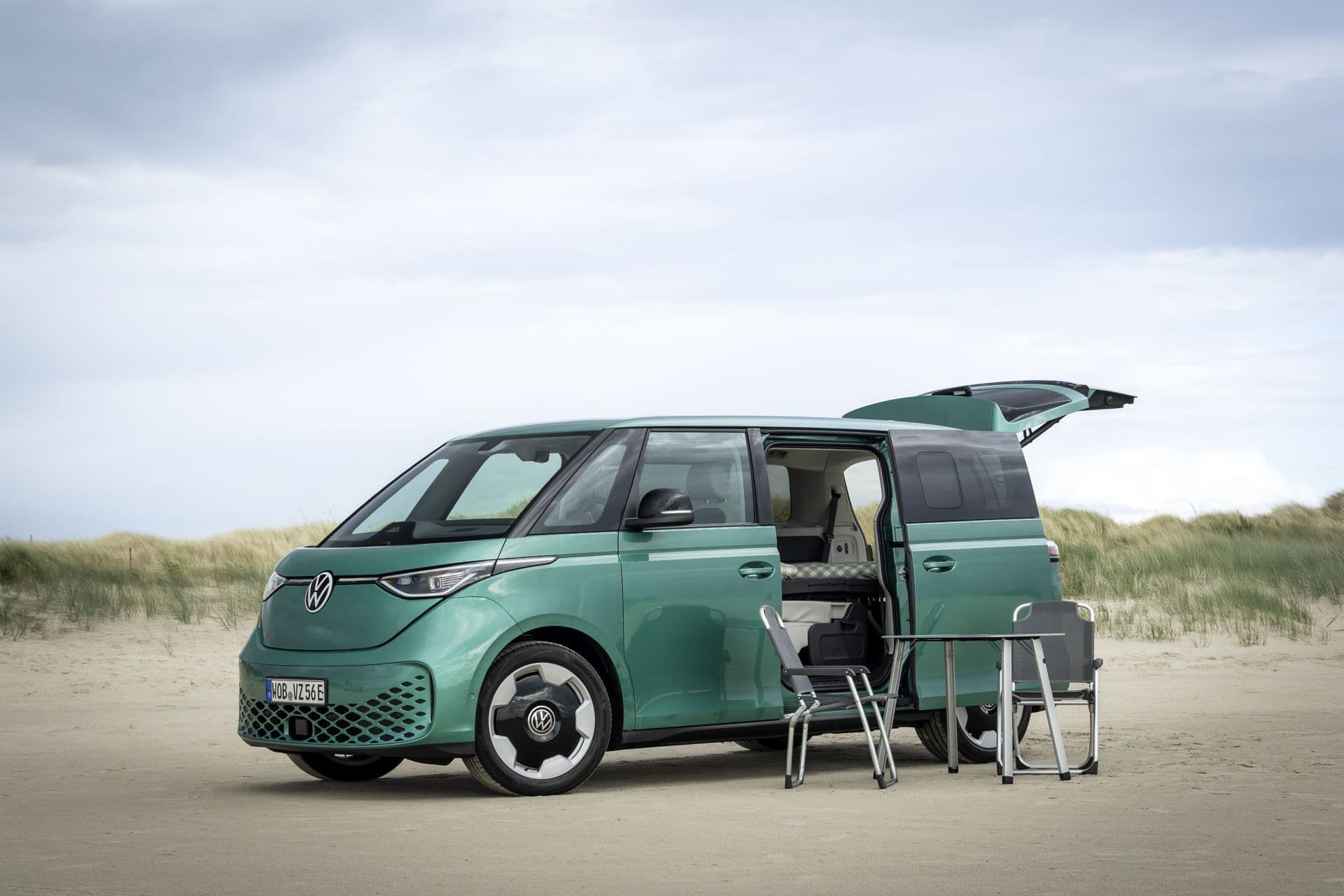 VW ID. Buzz: Gute-Nacht-Paket macht E-Bulli zum Camper