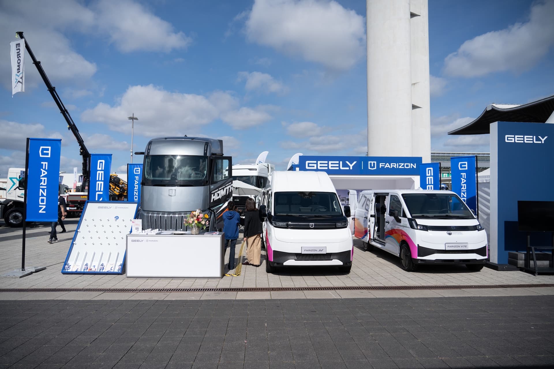 IAA: Chinesischer Hersteller Farizon präsentiert Elektro-LKW