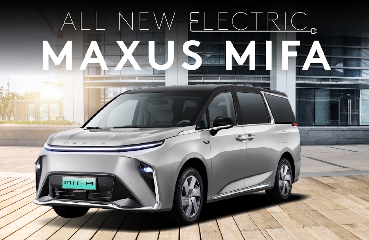 SAIC-Marke Maxus präsentiert zwei neue E-Modelle: den Van Mifa 9 und den Pickup T90EV